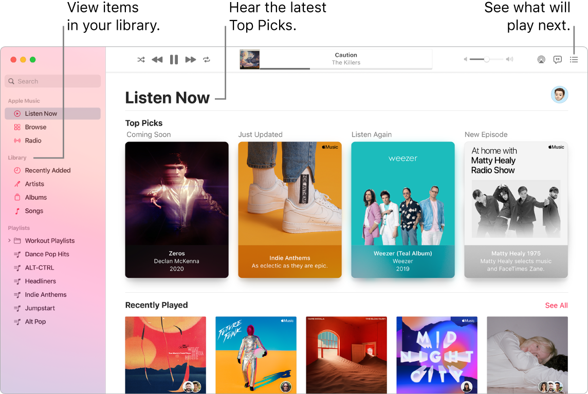 does apple music work for mac photo project